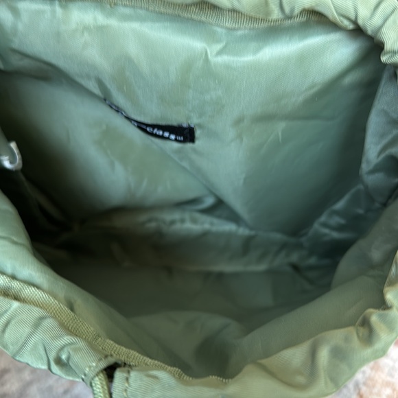 Green Nylon Mini Backpack - Picture 6 of 6